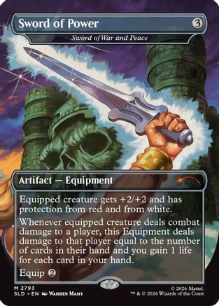 Sword of Power - Sword of War and Peace (SLD-2793) - Secret Lair Drop Series Foil