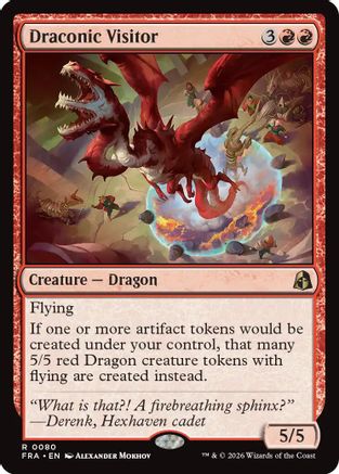 Draconic Visitor (FRA-080) - Reality Fracture Foil
