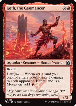 Koth, the Geomancer (FRA-248) - Reality Fracture