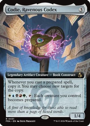 Codie, Ravenous Codex (Extended Art) (FRA-431) - Reality Fracture