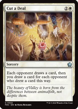 Cut a Deal (FDC-022) - Commander: Foundations