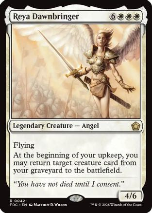 Reya Dawnbringer (FDC-042) - Commander: Foundations