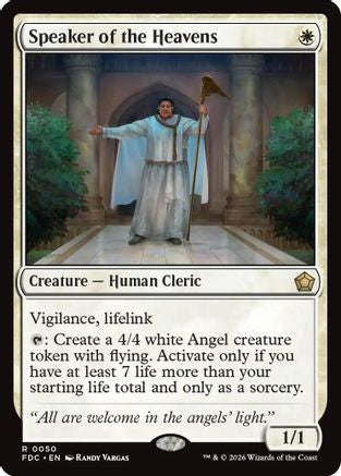 Speaker of the Heavens (FDC-050) - Commander: Foundations