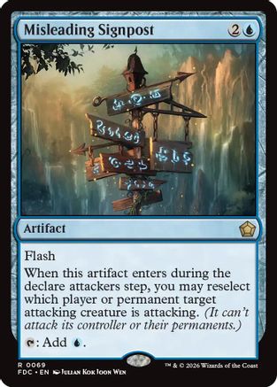 Misleading Signpost (FDC-069) - Commander: Foundations