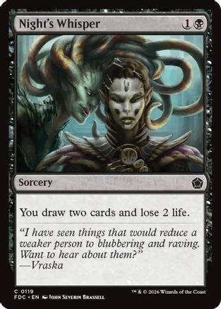 Night's Whisper (FDC-119) - Commander: Foundations