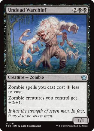 Undead Warchief (FDC-131) - Commander: Foundations