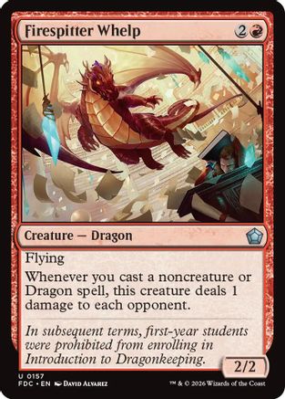 Firespitter Whelp (FDC-157) - Commander: Foundations