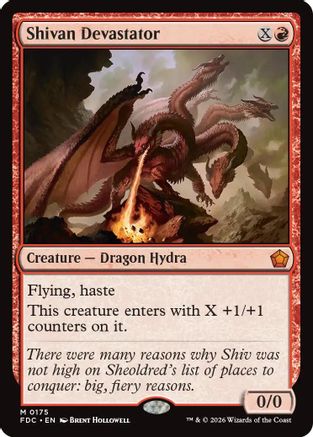 Shivan Devastator (FDC-175) - Commander: Foundations