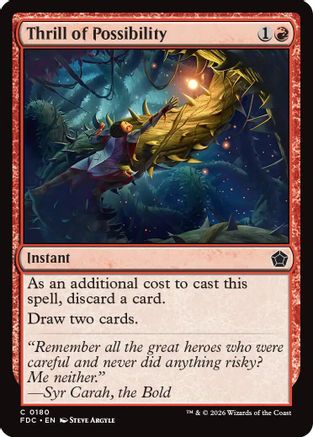 Thrill of Possibility (FDC-180) - Commander: Foundations