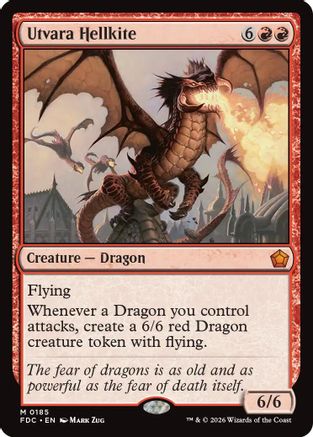 Utvara Hellkite (FDC-185) - Commander: Foundations