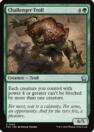Challenger Troll (FDC-194) - Commander: Foundations