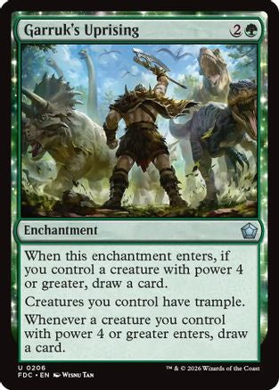 Garruk's Uprising (FDC-206) - Commander: Foundations