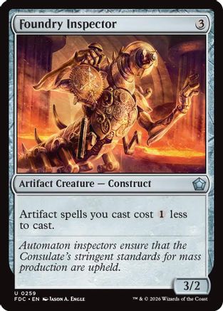 Foundry Inspector (FDC-259) - Commander: Foundations
