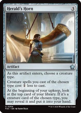 Herald's Horn (FDC-264) - Commander: Foundations