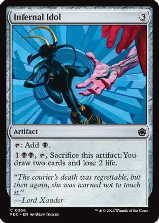 Infernal Idol (FDC-266) - Commander: Foundations