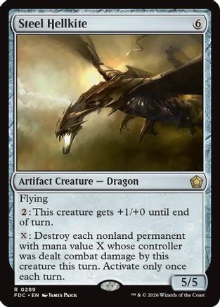 Steel Hellkite (FDC-289) - Commander: Foundations
