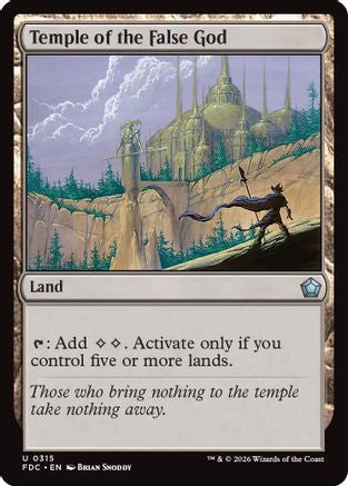 Temple of the False God (FDC-315) - Commander: Foundations