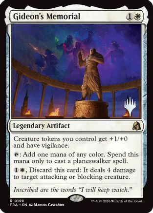 Gideon's Memorial (PPFRA-198) - Promo Pack: Reality Fracture Foil
