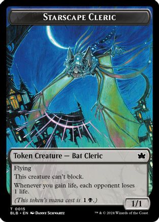 Standard Cleric // Treasure Double-Sided Token (SOS-15 // 12) - Secrets of Strixhaven