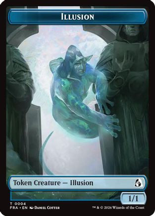 Illusion // Jace Double-Sided Token (FRA-4 // 5) - Reality Fracture
