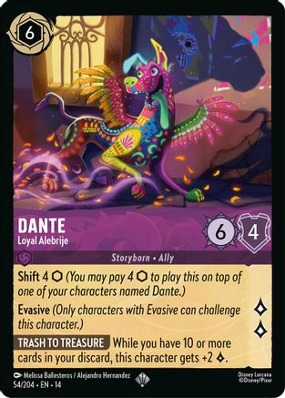 Dante - Loyal Alebrije (54/204) - Hyperia City Cold Foil