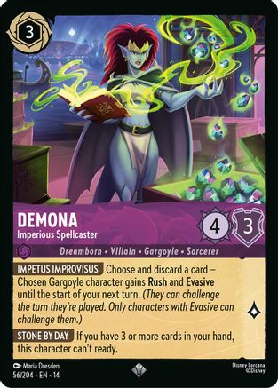 Demona - Imperious Spellcaster (56/204) - Hyperia City