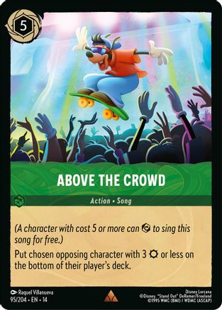 Above the Crowd (95/204) - Hyperia City Cold Foil