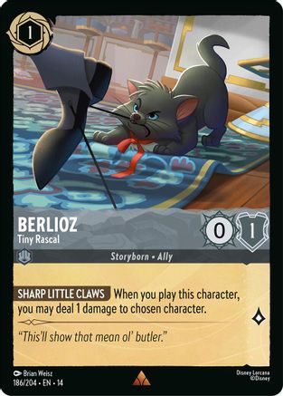Berlioz - Tiny Rascal (186/204) - Hyperia City Cold Foil