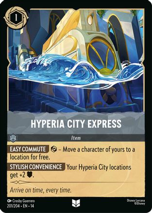 Hyperia City Express (201/204) - Hyperia City Cold Foil