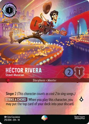 Hector Rivera - Street Musician (Epic) (215/204) - Hyperia City Holofoil