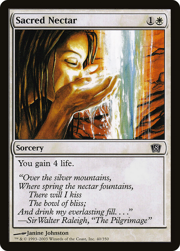 Sacred Nectar (8ED-040) - 8th Edition