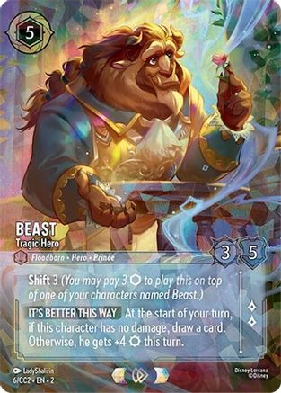 Beast - Tragic Hero (6) - Disney Lorcana Promo Cards Holofoil