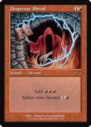 Desperate Ritual (2706) (Retro Frame) (SLD-2706) - Secret Lair Drop Series Foil