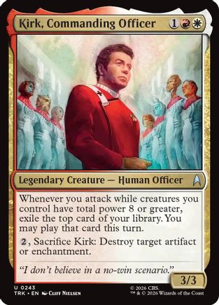 Kirk, Commanding Officer (TRK-243) - Star Trek Foil