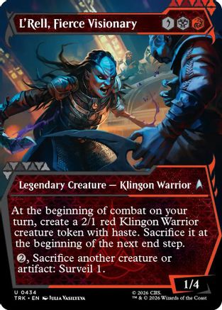 L'Rell, Fierce Visionary (Showcase) (TRK-434) - Star Trek