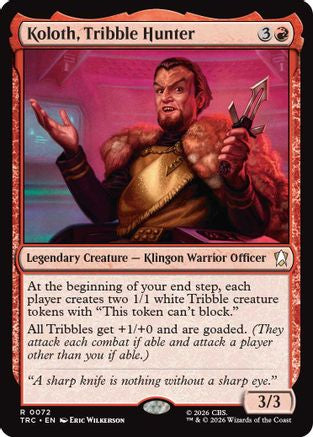 Koloth, Tribble Hunter (TRC-072) - Commander: Star Trek