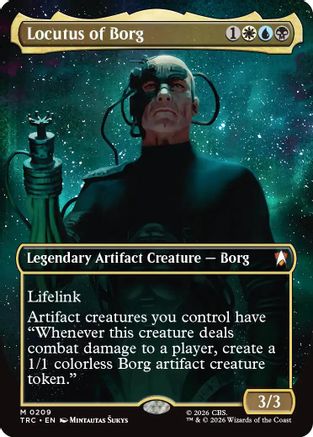 Locutus of Borg (Borderless) (TRC-209) - Commander: Star Trek Foil