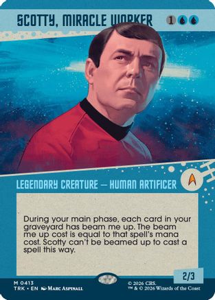 Scotty, Miracle Worker (Showcase) (TRK-413) - Star Trek Foil