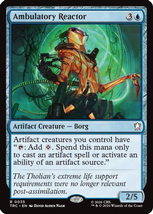 Ambulatory Reactor (Surge Foil) (TRC-035) - Commander: Star Trek Foil