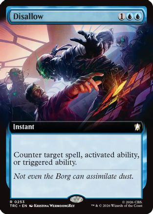 Disallow (Extended Art) (TRC-253) - Commander: Star Trek