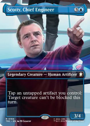 Scotty, Chief Engineer (Borderless) (TRC-184) - Commander: Star Trek