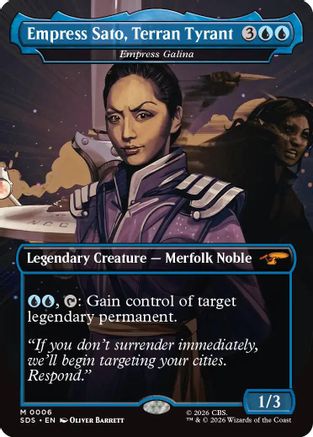 Empress Sato, Terran Tyrant - Empress Galina (Borderless) (SDS-006) - Star Trek: Stardates