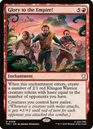 Glory to the Empire! (Surge Foil) (TRC-068) - Commander: Star Trek Foil