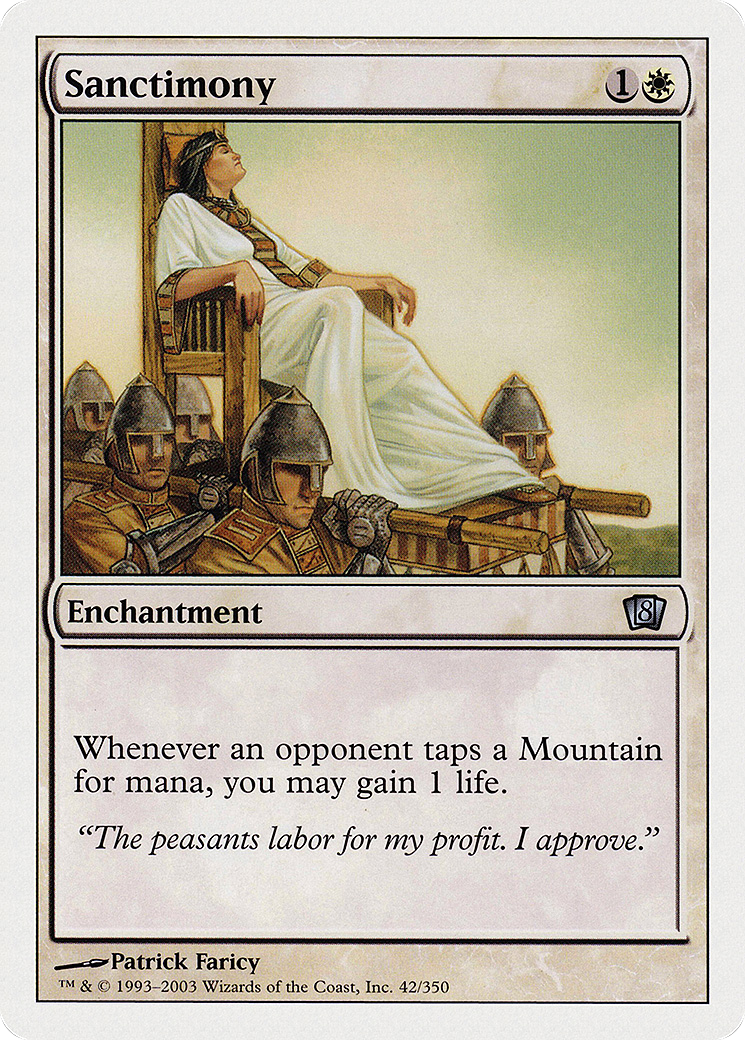 Sanctimony (8ED-42★) - 8th Edition