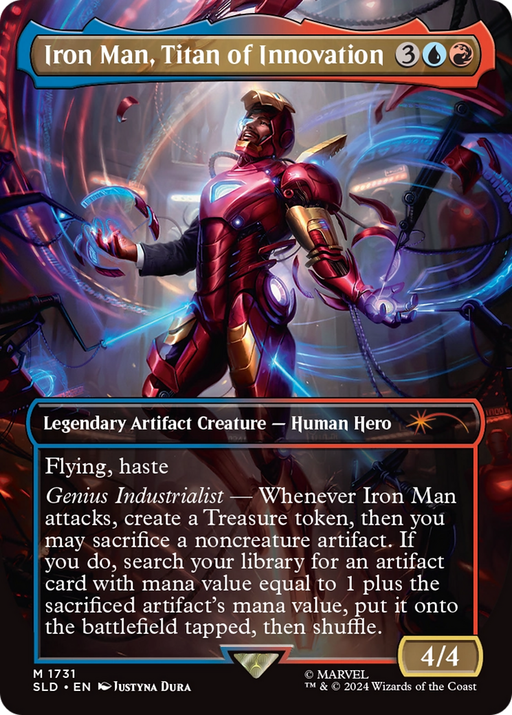 Iron Man, Titan of Innovation (SLD-1731) - Secret Lair Drop (Borderless)