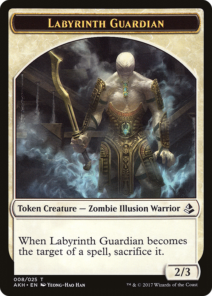 Labyrinth Guardian Token (AKH-008) - Amonkhet Tokens