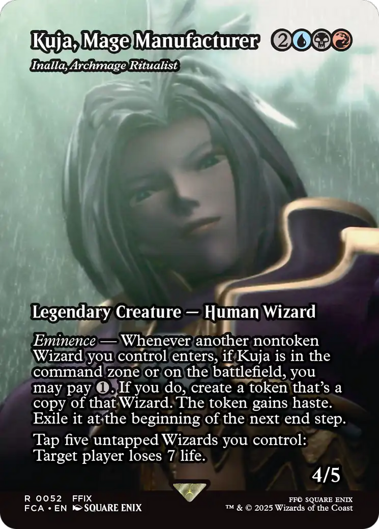 Kuja, Mage Manufacturer - Inalla, Archmage Ritualist (Showcase) (FCA-052) - FINAL FANTASY: Through the Ages / Kuja, Mage Manufacturer (Borderless)