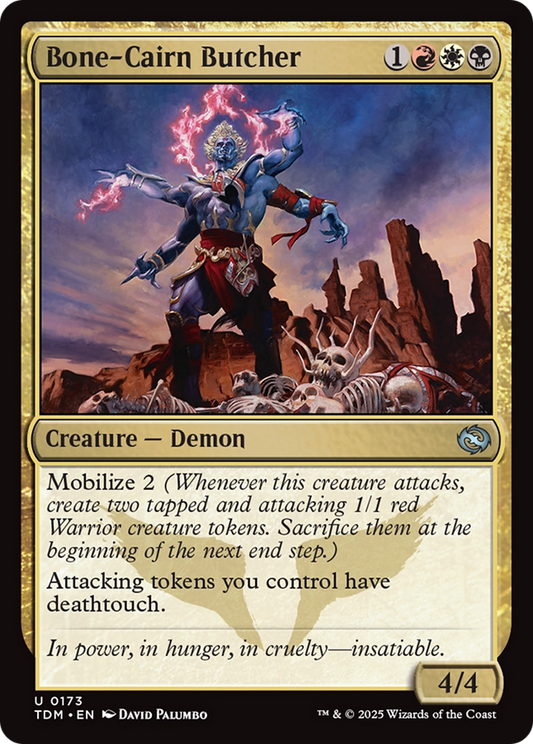 Bone-Cairn Butcher (TDM-173) - Tarkir: Dragonstorm