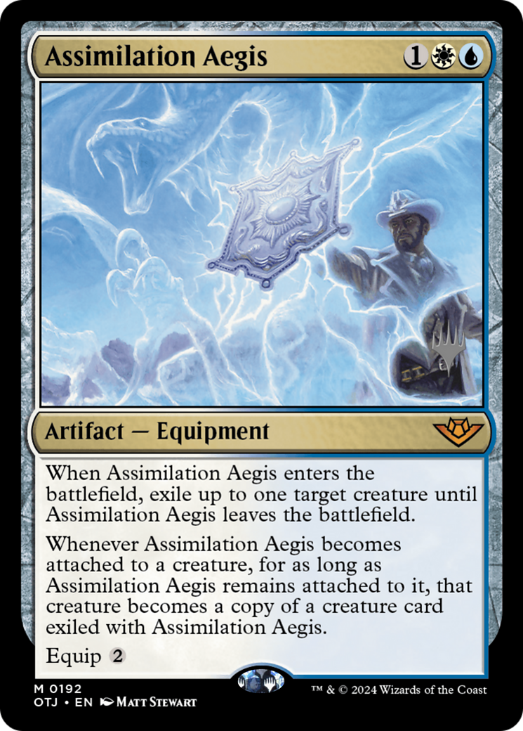 Assimilation Aegis (PPOTJ-192) - Outlaws of Thunder Junction Promos