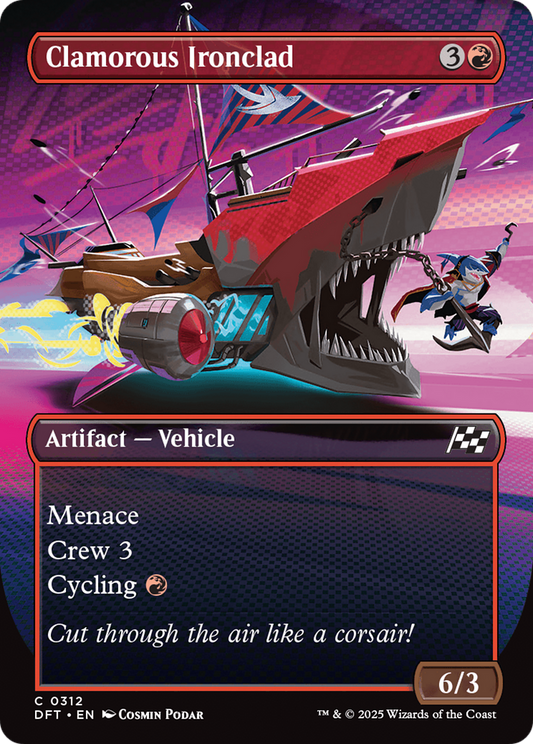 Clamorous Ironclad (Borderless) (DFT-312) - Aetherdrift